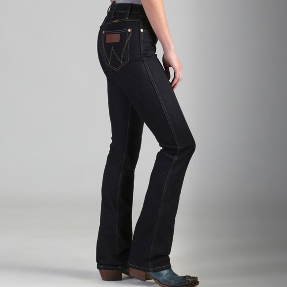 Wrangler Denim - WRANGLER Retro Stacked High Rise BootCut Jeans X36